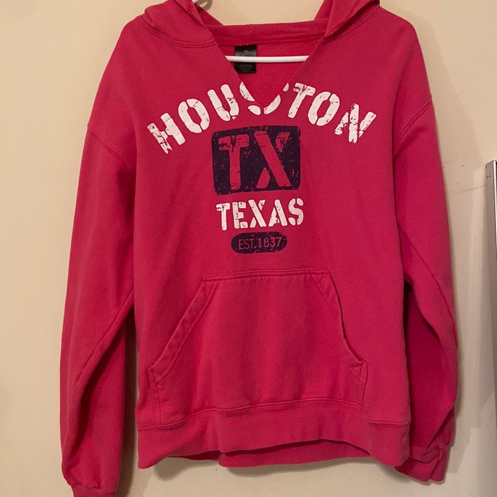 Pink Houston Texas Hoodie